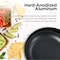 Othello 10-Piece Hard-Anodized Pots and Pans Cookware Set, Black CH-CO6 - alternate 2